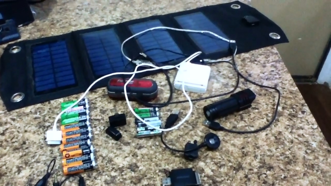 to build the Smallest Practical Solar Generator System Using USB Solar 
