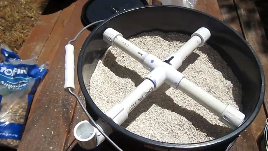 A simple example of a DIY sand filter.