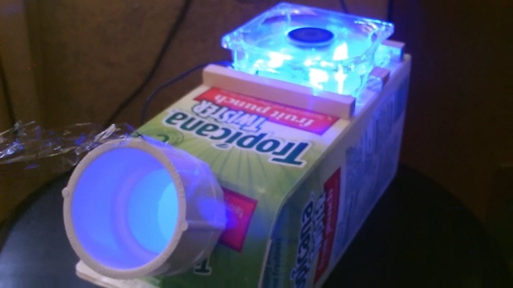 How to build a Simple Homemade AC Air Cooler using an Old Juice Carton