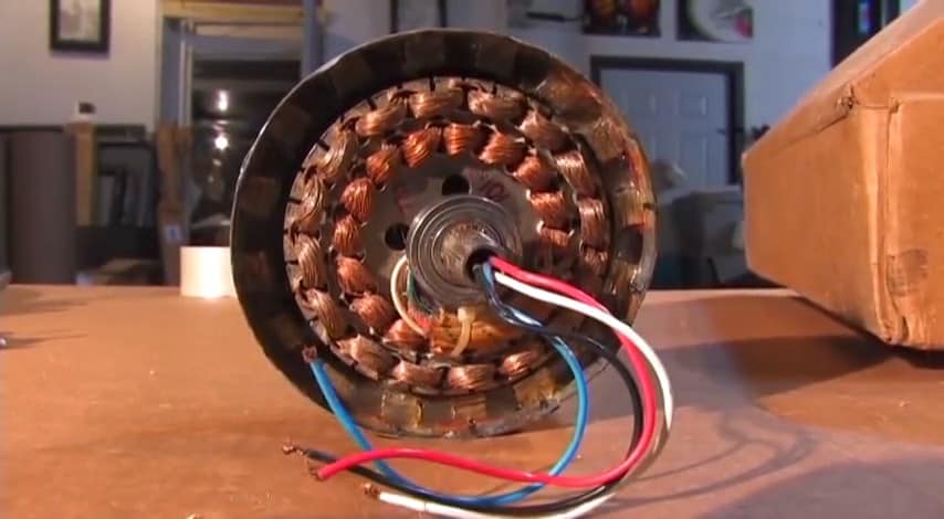How to convert an Old Ceiling Fan Motor into a 70W Efficient Single Phase  Alternator Generator