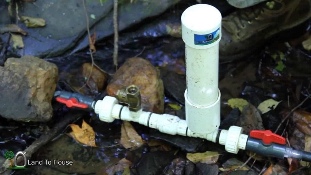How to build an Off Grid Hydraulic Ram Pump that uses no electricity to pump water .