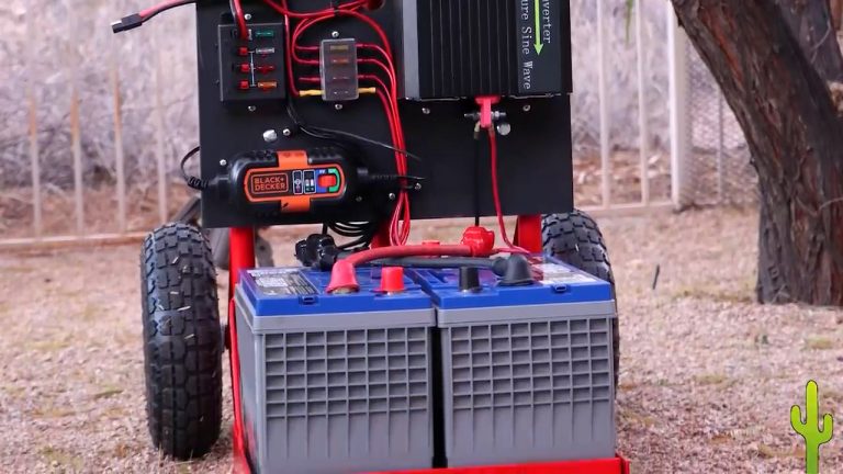 How to build a Powerful DIY Off-Grid Power Backup System .Fully Portable!!