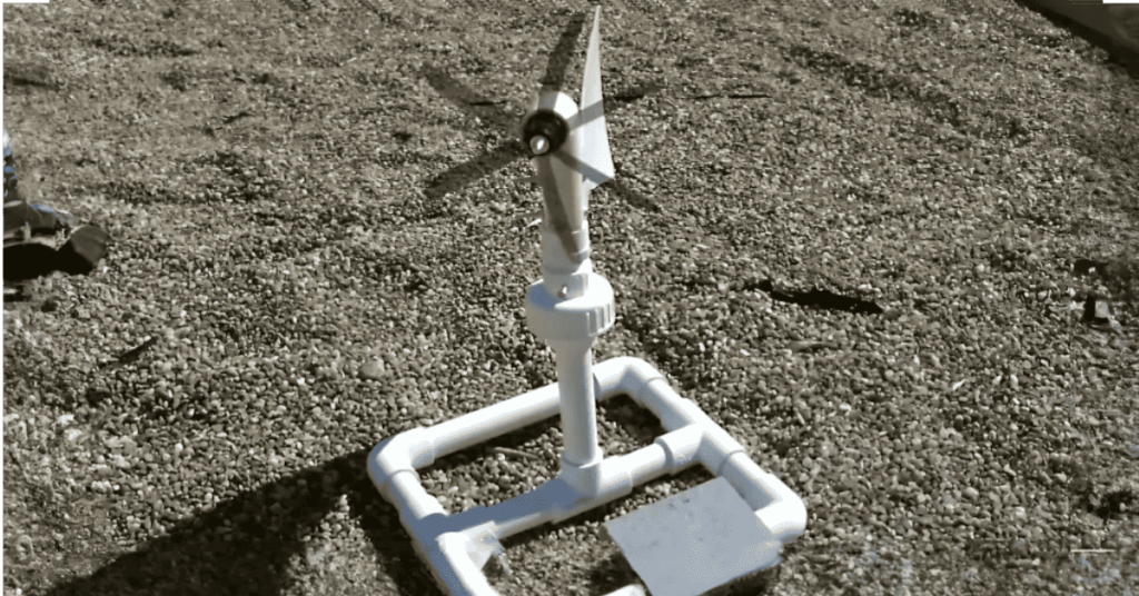 How to build a Simple Homemade PVC Wind Turbine Generator with Swivel Top .Produces electricity to run lights, charge batteries