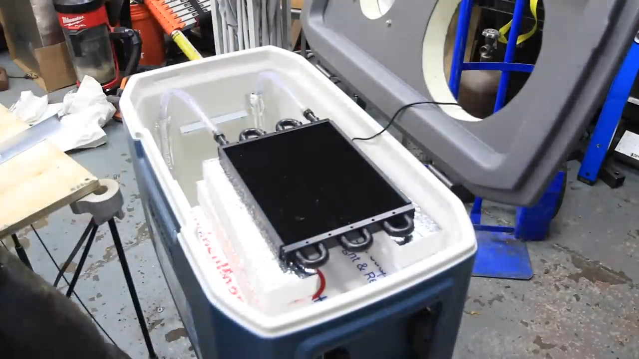 How to build an Offgrid Portable Air Conditioner using a Radiator, Fan ...